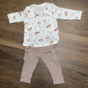 Angel Dear Wilderness 2 piece set size 6-12 months